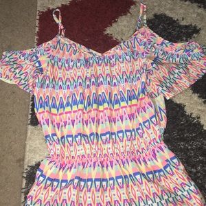 Multi color romper
